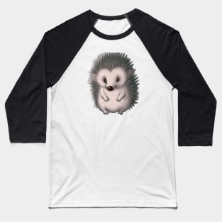 Cute Porcupine Drawing Baseball T-Shirt